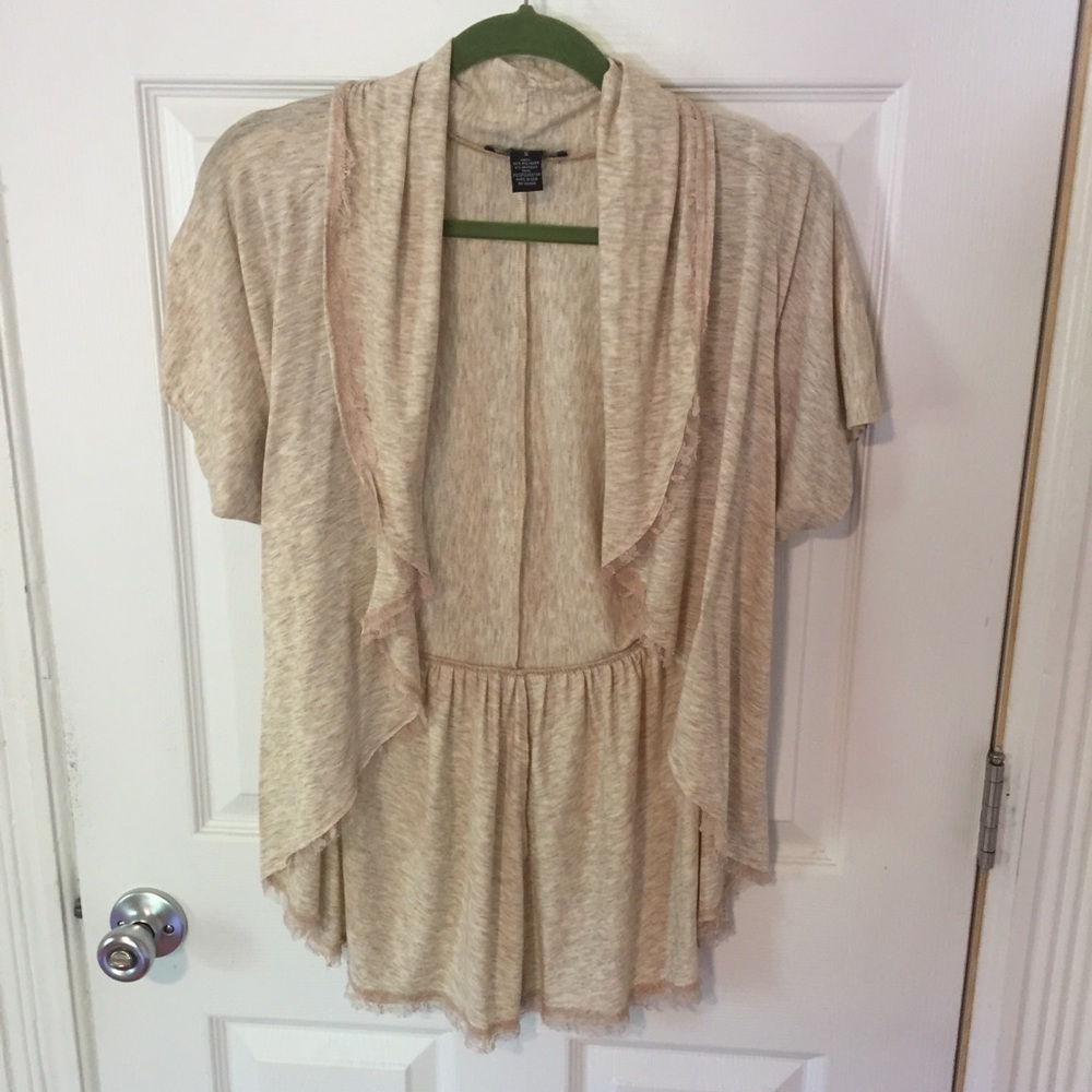 Willi Smith Short Sleeve Sweater - Size Small